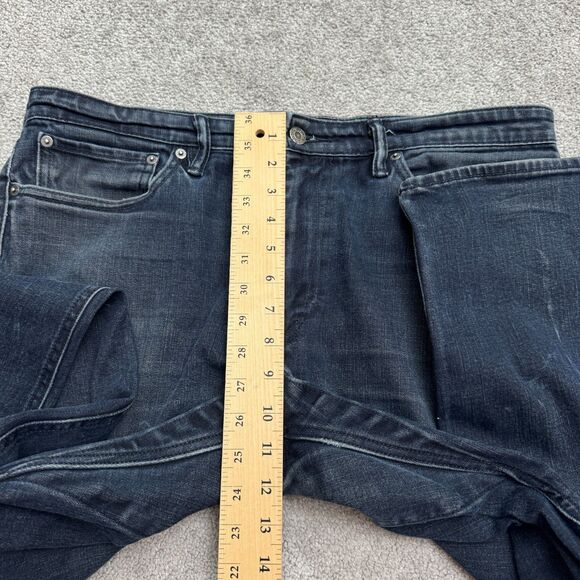 Levi's 511 Slim Fit Denim Jeans Mens 36x30 Blue Straight Leg Dark Wash Casual - Picture 16 of 16